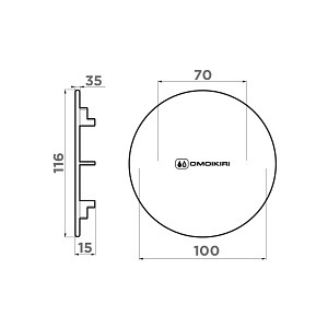 Декоративная накладка Omoikiri DEC-GB