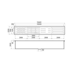 Cушка для посуды Omoikiri DRY-01-IN