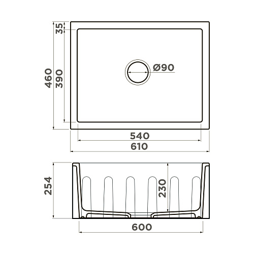  Мойка Omoikiri Mikura 61-BL , фото № 2