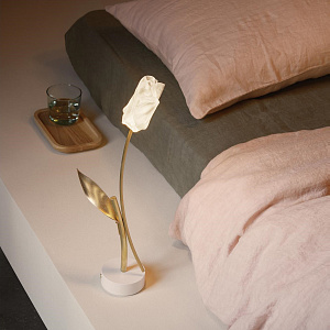 Настольная лампа Slamp Tulip Battery white