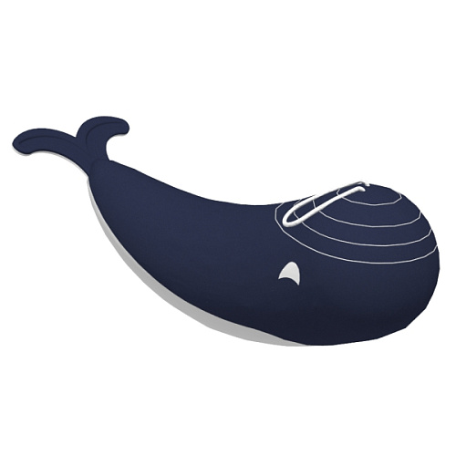 Подушка кит "Белый  кит" , фото № 1