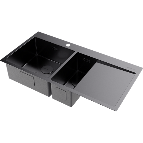  Мойка Omoikiri Akisame 100-2-L-GM , фото № 1