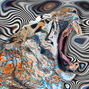 Панно на алюминии 120х120  SN-004 Художник Snyder