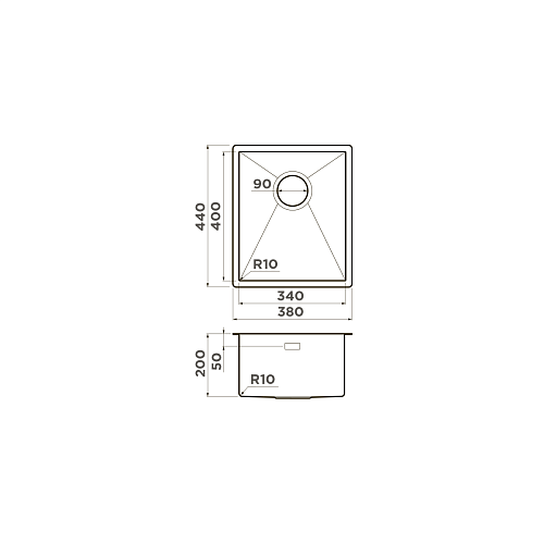  Мойка Omoikiri Taki 38-U/IF-LG , фото № 2