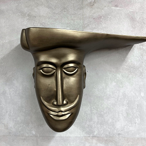 Полка настенная Righty Golden Black