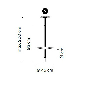 Подвесной светильник Vibia Flamingo Flamingo Mini 1575 Black 157511/1B_10