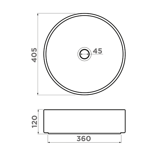  Раковина для ванной Omoikiri Mira-TA , фото № 2