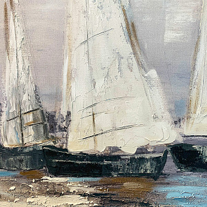 Картина Vele al mattino 150×110