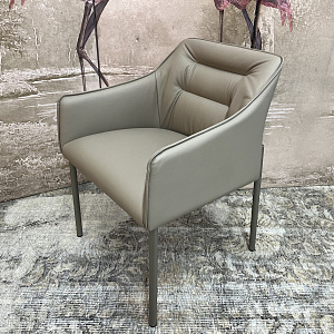 Полукресло итальянское KIRA  Eforma полностью в натуральной коже