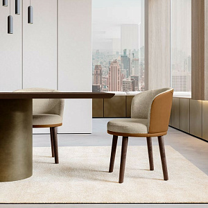 Стул GINGER на деревянном основании