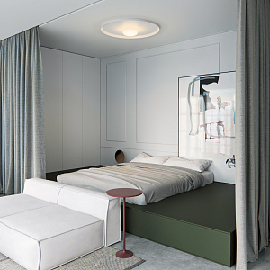 Настенный/Потолочный светильник Vibia Top Top 1170 White 117010/1A