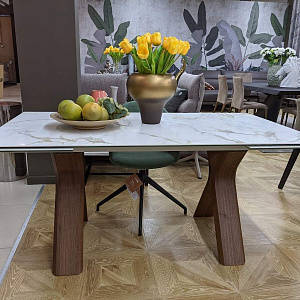 Стол Stiil раскладной керамический Tonin Casa Made in Italy L160/240  P90  H75