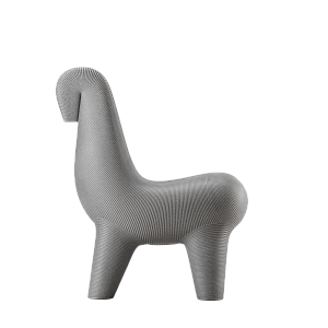 Кресло Qeeboo Ghoda Ghoda Grey 67001GR-M