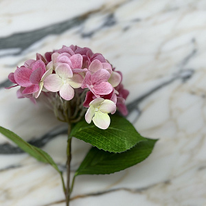 Искусственная гортензия розовая  Rosa L33RO Adriani&Rossi Италия