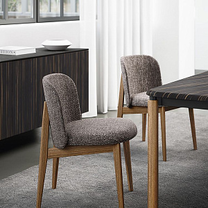 Итальянский Стул Abrey. Calligaris. Стул на деревянном каркасе.