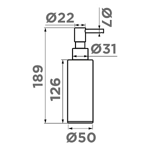 Дозатор Omoikiri OM-06-GB