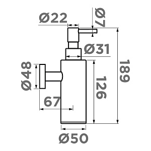 Дозатор Omoikiri OM-07-BN