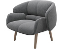  Кресло Fusion - Lux Felt Ткань 2310 светло-серого цвета , фото № 1