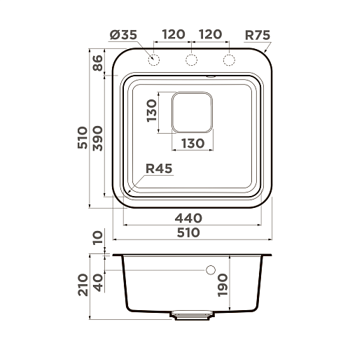  Мойка Omoikiri Tasogare 51-SA , фото № 2