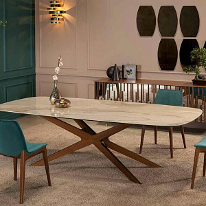 Стол обеденный фиксированный Blade Ceramic
Итальянский керамический стол Tonin Casa