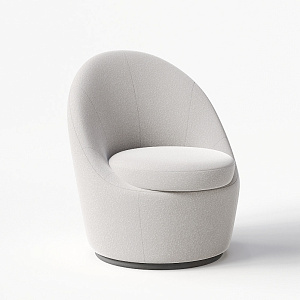 Кресло поворотное ISOLA cream/marengo