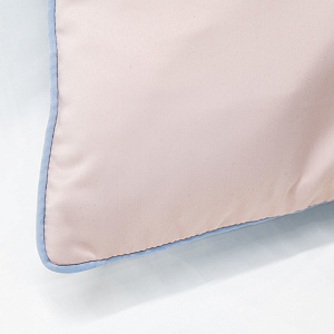 Подушка декоративная розово-голубая