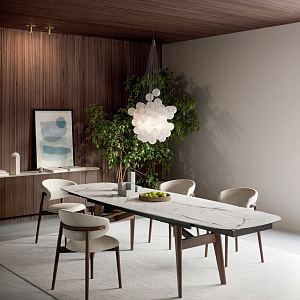 Итальянский Стол обеденный раскладной Abrey. Calligaris.