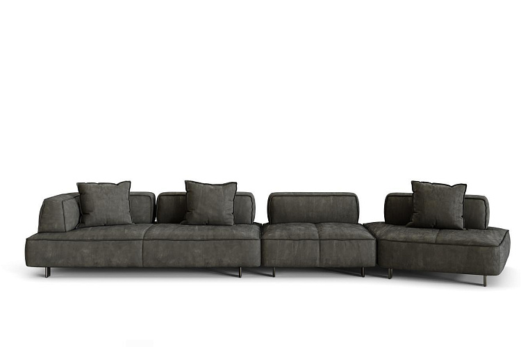  Диван угловой Van2 VN095 - Кожа , фото № 1