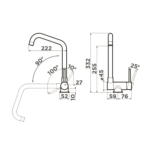  Смеситель Omoikiri Mori-C , фото № 2