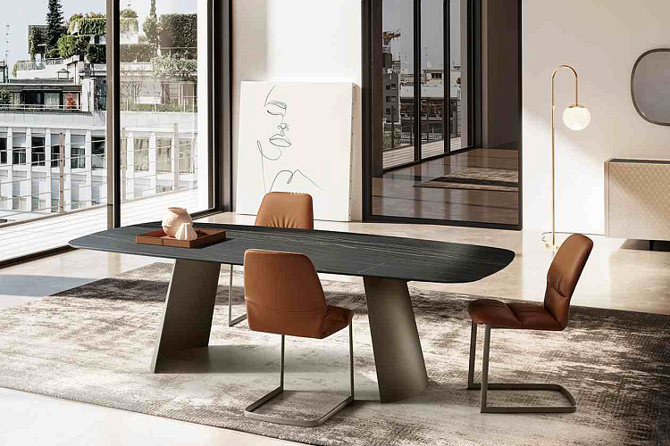  Стол обеденный фиксированный Dorian Ceramica , фото № 1