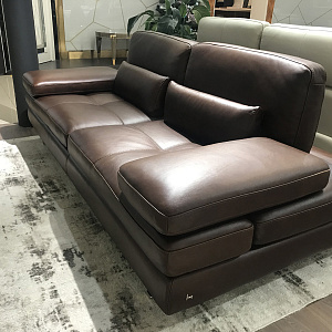 Диван Serena W226 кожа коричневая NicolettiHome