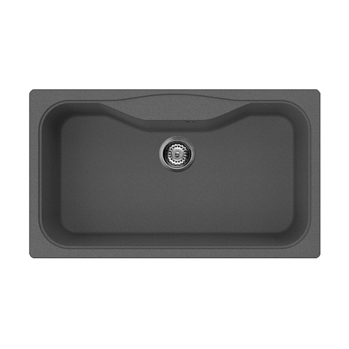  Мойка Maru 86-PL Tetogranit/платина , фото № 1