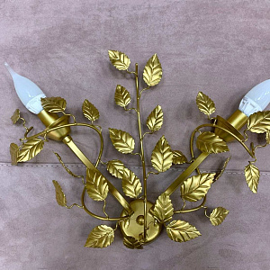 Бра металл золото