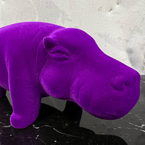 Скульптура Hippo Mini Viola Q451/10 VI   Adriani&Rossi Италия