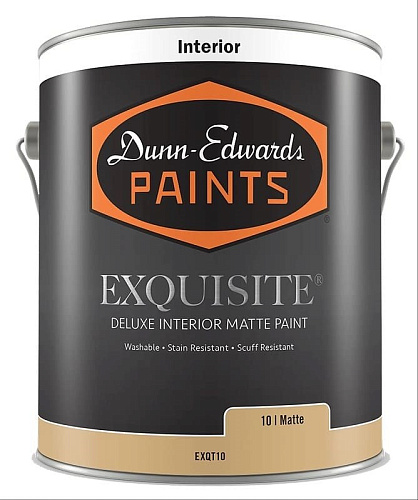  Dunn-Edwards Exquisite Deluxe Interior Matte 1 кварта (0,946 л) , фото № 1