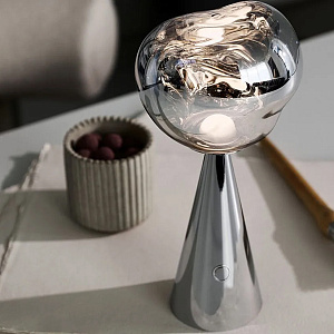Настольная лампа Tom Dixon Melt silver