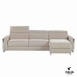 Диван-кровать угловой итальянский со спальным местом Eclettico Calia Italia подлокотники на выбор