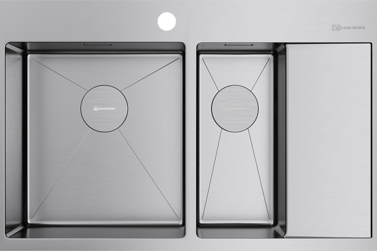  Мойка Omoikiri Akisame 78-2-L-IN , фото № 3