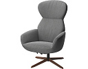  Кресло Athena с откидывающейся спинкой и вращающимся основанием - Bristol 3060 Ткань светло-серого цвета , фото № 1