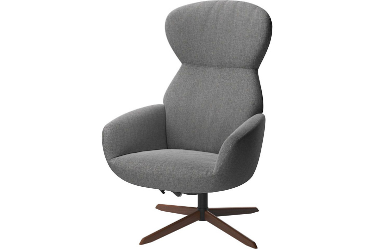  Кресло Athena с откидывающейся спинкой и вращающимся основанием - Bristol 3060 Ткань светло-серого цвета , фото № 1