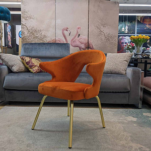 Итальянский стул  You finitura ottone 2807. Бренд Scab Design.