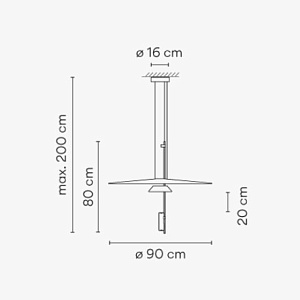 Подвесной светильник Vibia Flamingo Flamingo 1527 Graphite 152718/1B