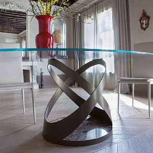 Стол обеденный фиксированный Capri 8069FSV Glass
Итальянский стол со стеклянной столешницей Tonin C