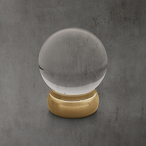 Ручка-кнопка Restoration Hardware Vintage Vintage d.2.8 Aged Brass 24120108 ABRS