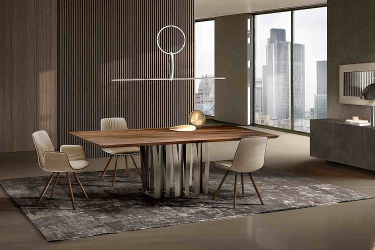  Стол обеденный фиксированный Narciso Legno , фото № 1