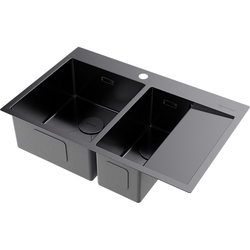  Мойка Omoikiri Akisame 78-2-L-GM , фото № 1