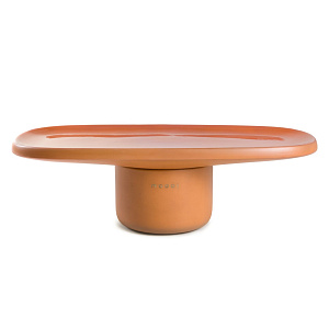 Журнальный стол Moooi Obon Rectangular Low Terracotta