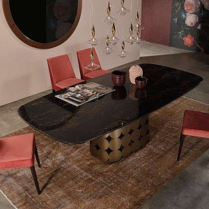 Стол обеденный фиксированный Pois 8083FSC Ceramic
Итальянский стол с керамической столешницей