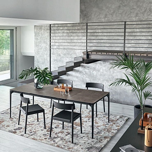 Стол обеденный раскладной SILHOUETTE. Calligaris.