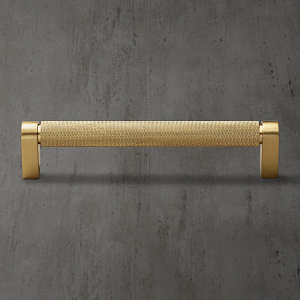 Ручка-скоба Restoration Hardware Lambeth Knurled Lambeth Knurled L.20.3 Polished Brass 24170033 PB